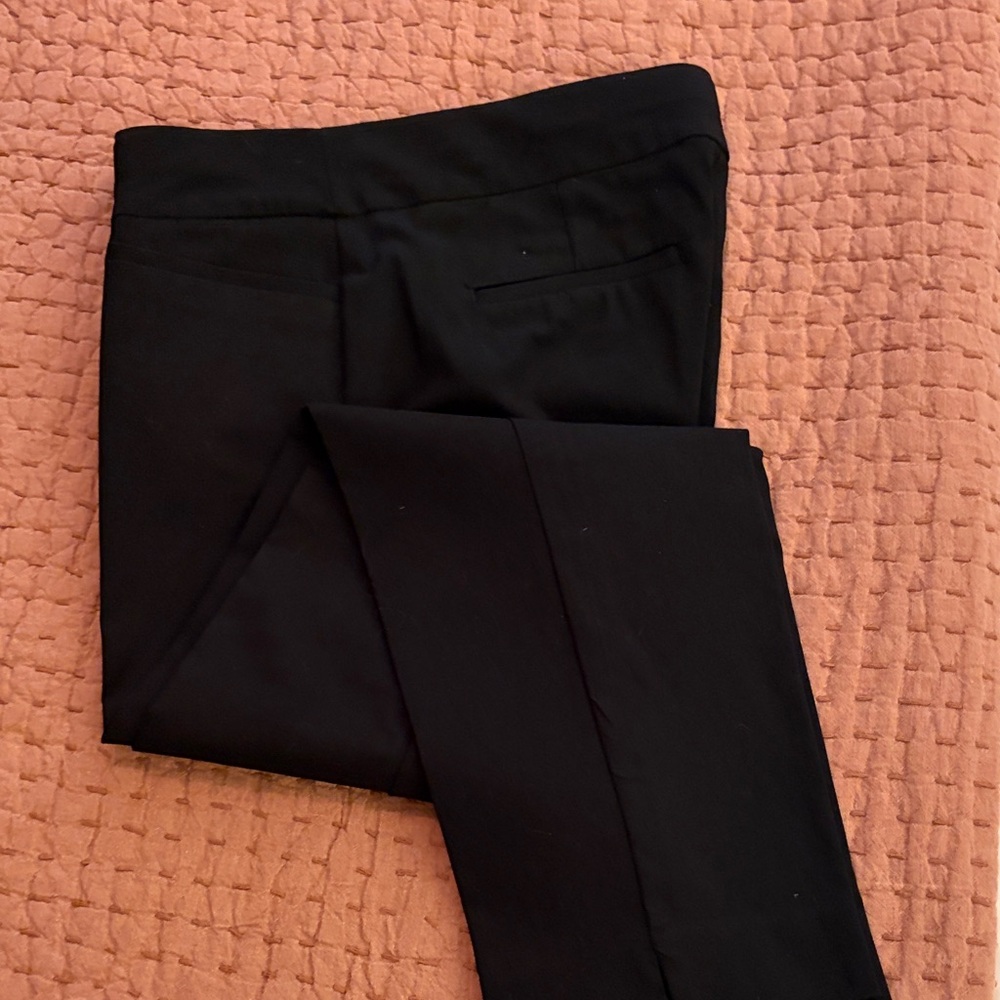 Chico's Classic Black Straight Leg Pants